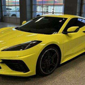 Yellow Corvette C8 Stingray 3